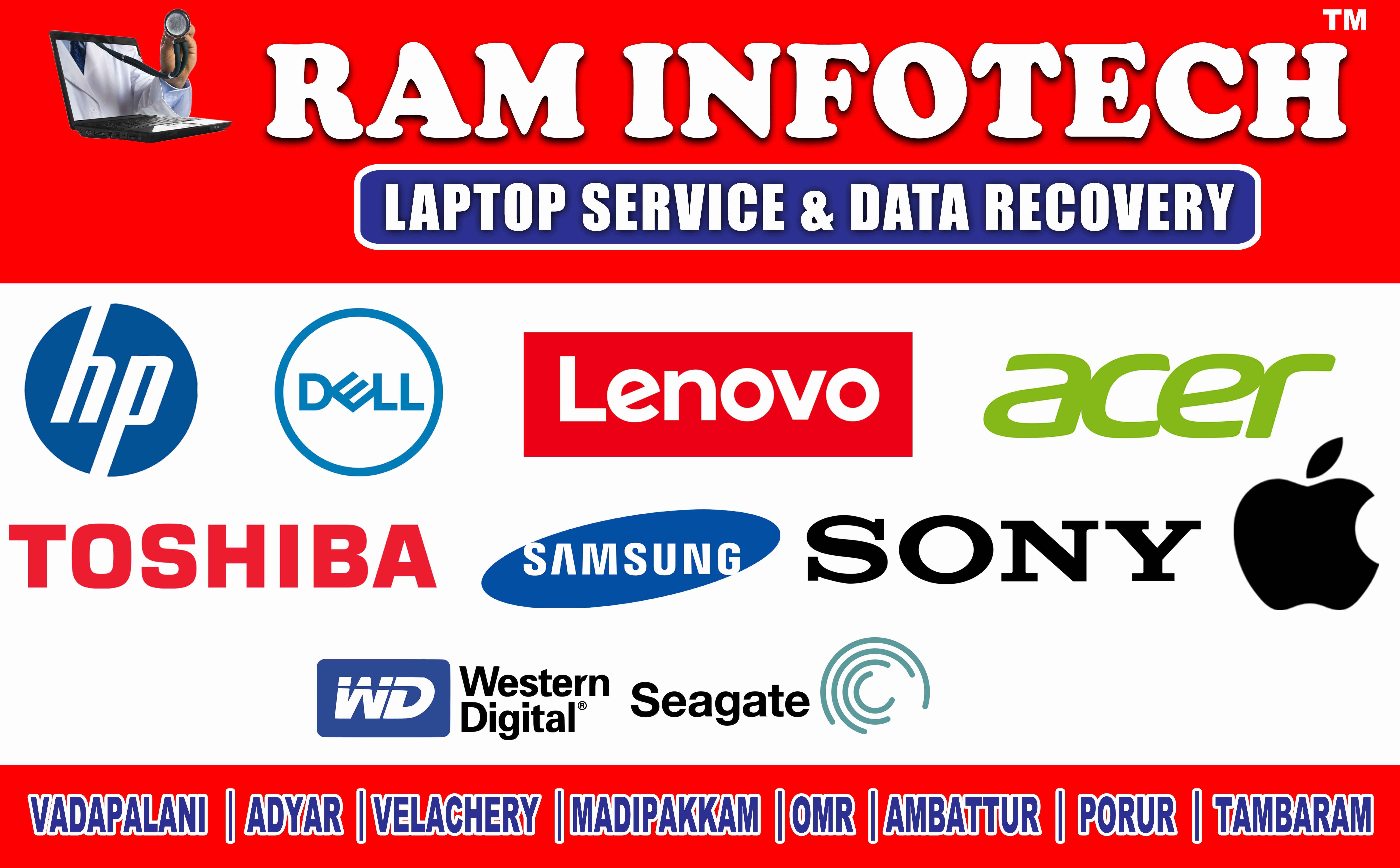 Raminfotech chennai Laptop service center in chennai